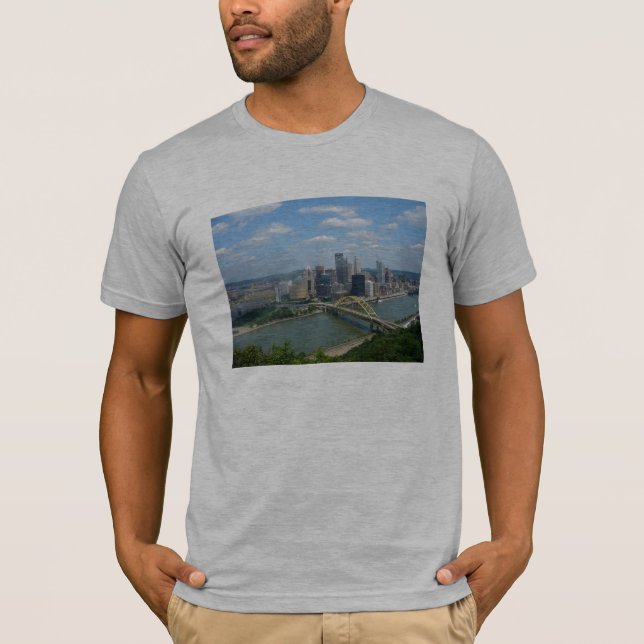 Pittsburgh horisontT-tröja Tröja (Framsida)
