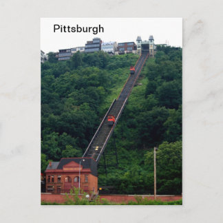 -Pittsburgh-Incline-Photo Postcard Vykort