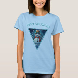 Pittsburgh jul Snögubbe T Shirt