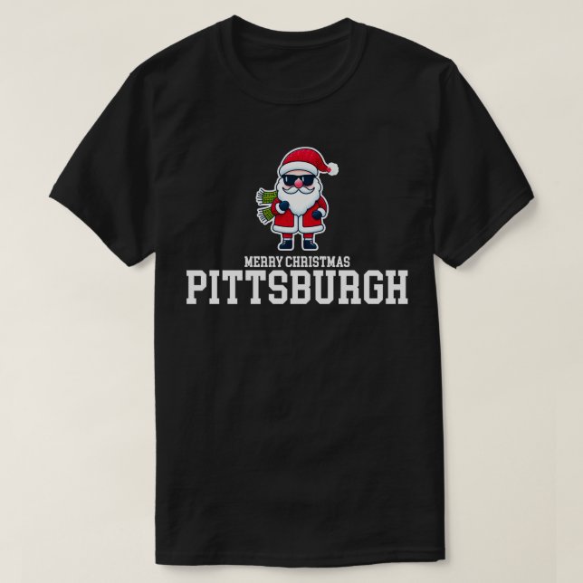 Pittsburgh Julafton T Shirt (Design framsida)