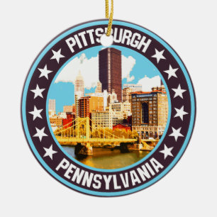 Pittsburgh Julgransprydnad Keramik