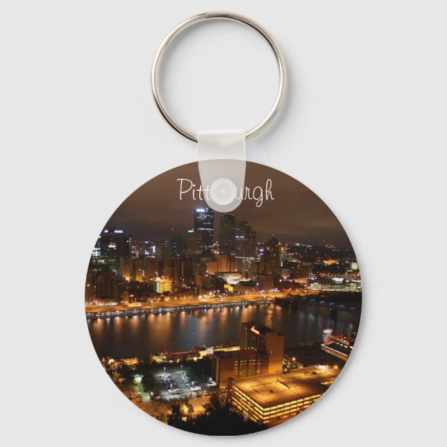 Pittsburgh Keychain Nyckelring (Framsida)
