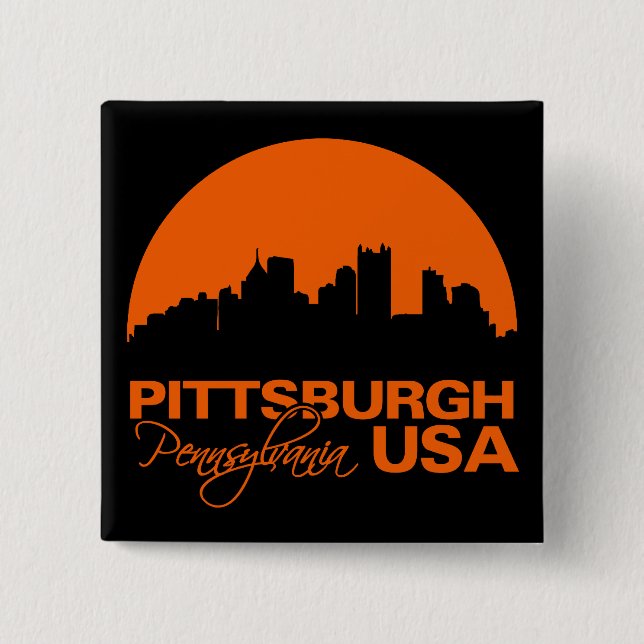 PITTSBURGH knäppas Knapp (Framsida)