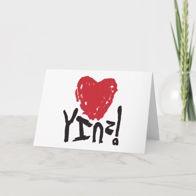 PITTSBURGH LUV YINZ VALENTINE-KORT HELGKORT (Framsida)