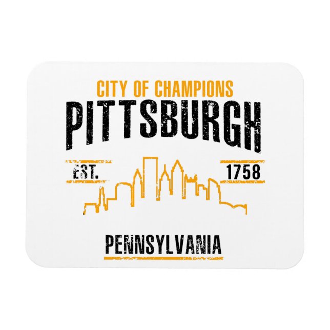Pittsburgh Magnet (Horisontell)