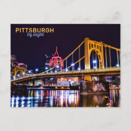 Pittsburgh nattetid vykort