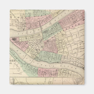 Pittsburgh och Allegheny, Pennsylvania Magnet
