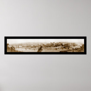 Pittsburgh, PA Foto 1920 Poster