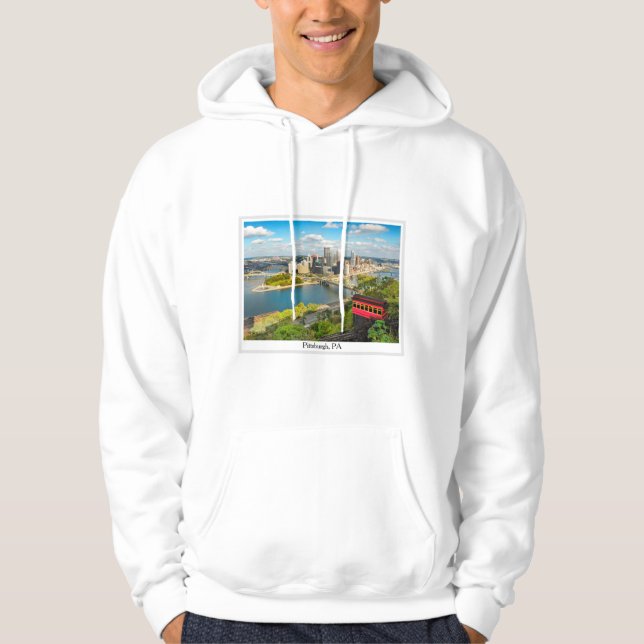 Pittsburgh PA Hoodie (Framsida)