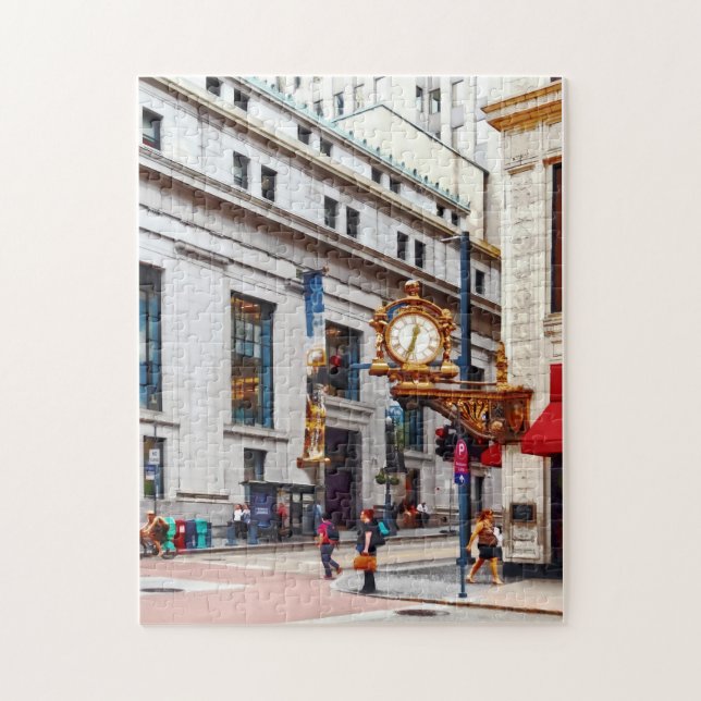 Pittsburgh PA - hörnet av Smithfield och femte Pussel (Vertikal)