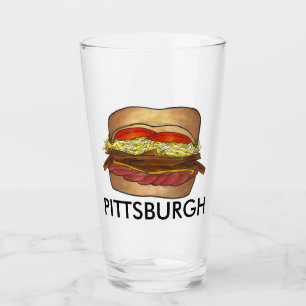 Pittsburgh PA Pennsylvania Coleslaw Fries Sandwich Glaskopp