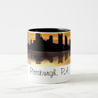 Pittsburgh PA Två-Tonad Mugg