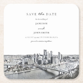 Pittsburgh Pappert Underlägg Spara datum