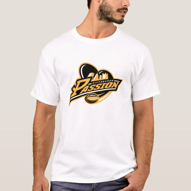 Pittsburgh passionlogotyp t shirt (Framsida)