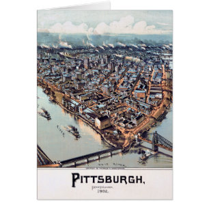 Pittsburgh Pennsylvania 1902 Hälsningskort