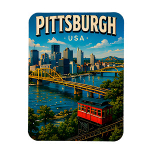 Pittsburgh Pennsylvania Bro Minne Magnet