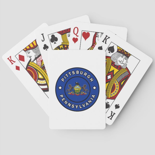 Pittsburgh Pennsylvania Casinokort (Baksidan)