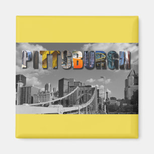 Pittsburgh Pennsylvania City Travel Foton Magnet