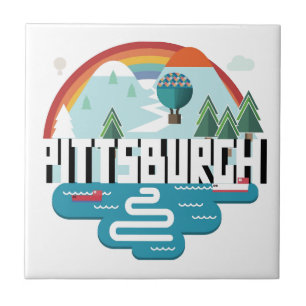 Pittsburgh Pennsylvania   Cityscapedesign Kakelplatta