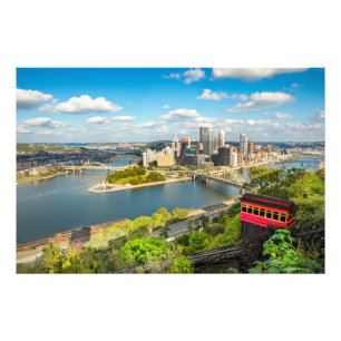 Pittsburgh Pennsylvania Duquesne Incline Fototryck
