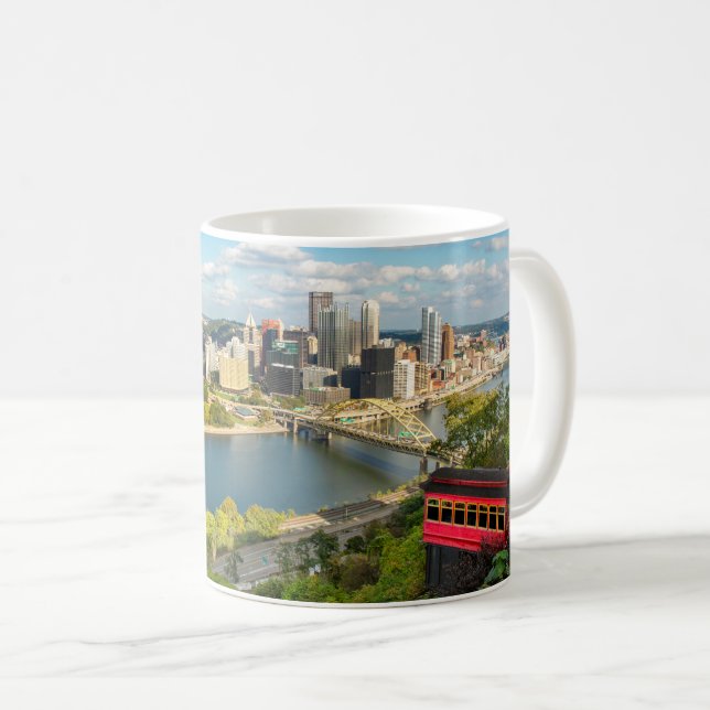 Pittsburgh Pennsylvania Duquesne Incline View  Kaffemugg (Framsida höger)