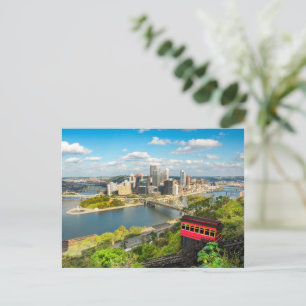 Pittsburgh Pennsylvania Duquesne Incline Vykort