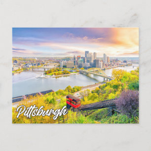 Pittsburgh, Pennsylvania, Förenade Stater Vykort