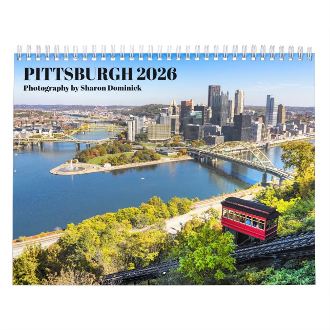 Pittsburgh Pennsylvania-fotografi 2026 Kalender (Omslag)