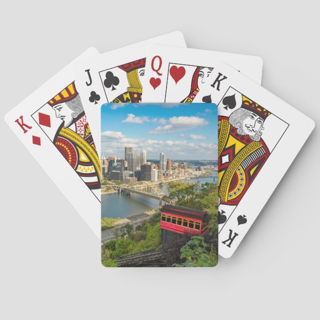 Pittsburgh Pennsylvania Fotografi Casinokort (Baksidan)