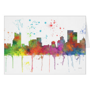 PITTSBURGH PENNSYLVANIA HORISONT HÄLSNINGSKORT