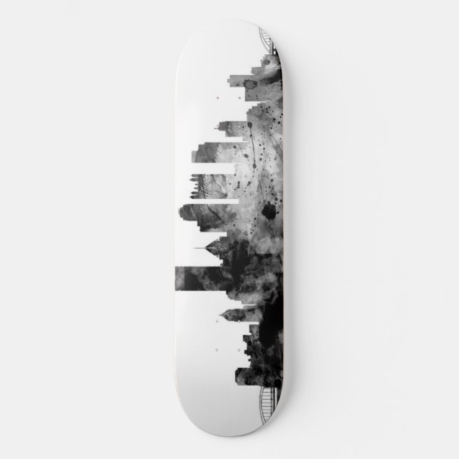 Pittsburgh Pennsylvania horisont Mini Skateboard Bräda 18,5 Cm (Framsida)