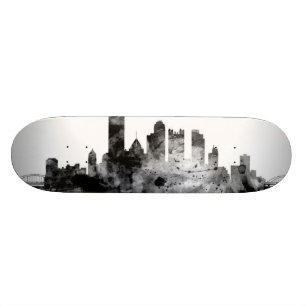 Pittsburgh Pennsylvania horisont Mini Skateboard Bräda 18,5 Cm