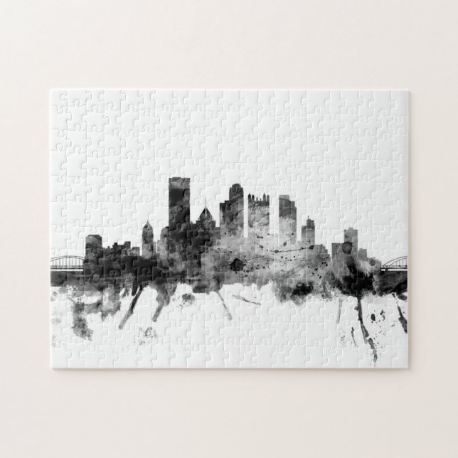 Pittsburgh Pennsylvania horisont Pussel (Horisontell)
