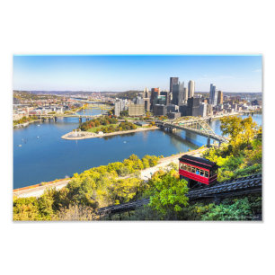 Pittsburgh Pennsylvania Incline Fototryck