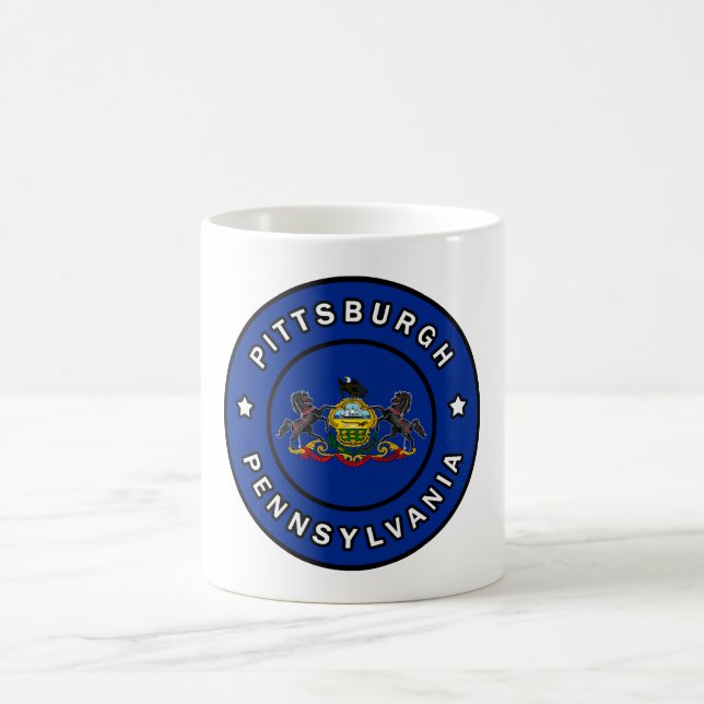 Pittsburgh Pennsylvania Kaffemugg (Center)
