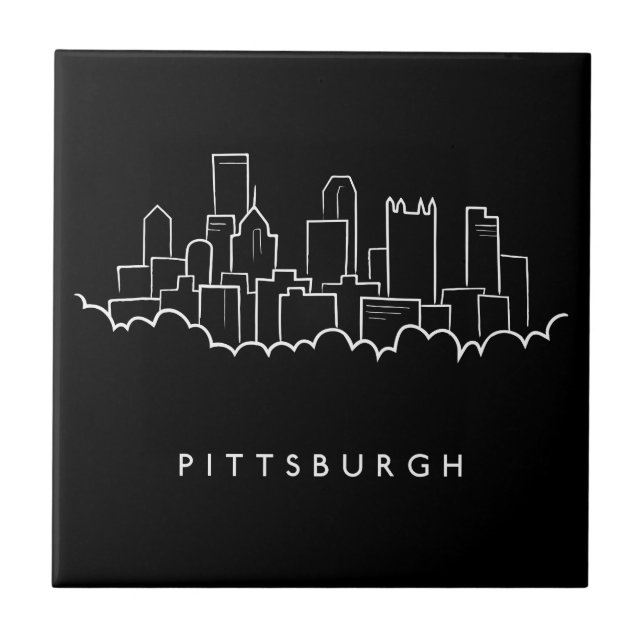 Pittsburgh Pennsylvania Kakelplatta (Framsidan)
