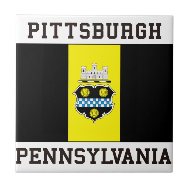 Pittsburgh Pennsylvania Kakelplatta (Framsidan)