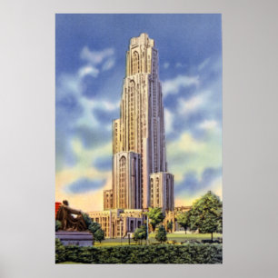 Pittsburgh Pennsylvania-katedralen Learning Poster