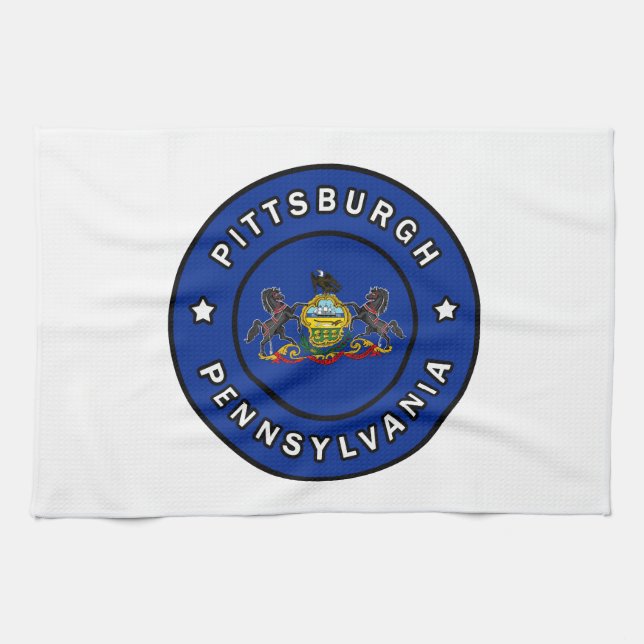 Pittsburgh Pennsylvania Kökshandduk (Horisontell)