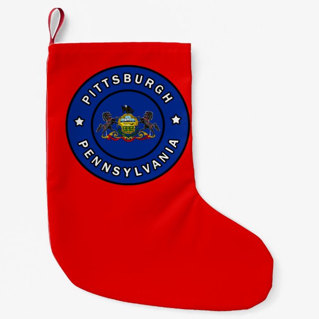 Pittsburgh Pennsylvania Liten Julstrumpa (Framsidan)