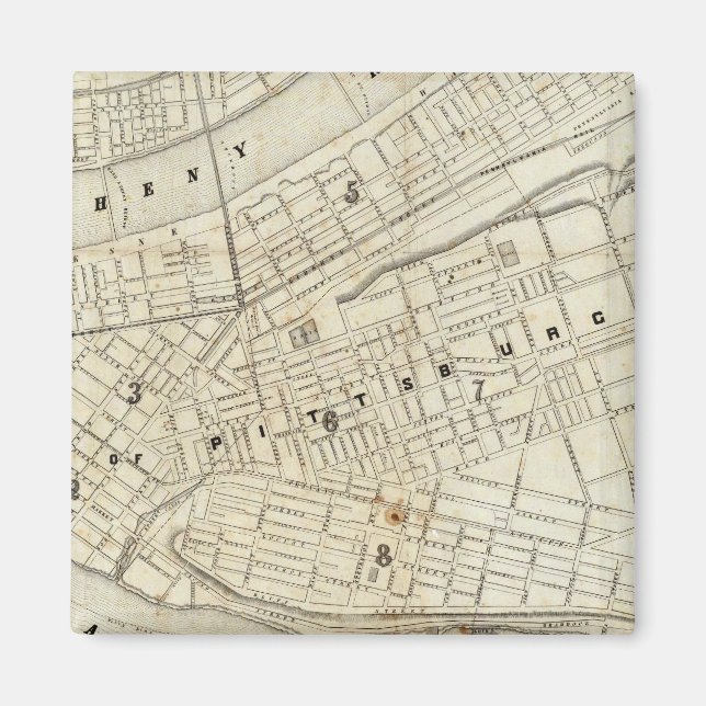 Pittsburgh, Pennsylvania Magnet (Framsidan)