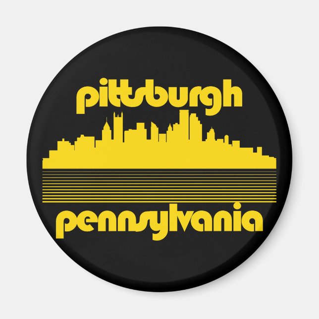Pittsburgh Pennsylvania Magnet (Framsidan)