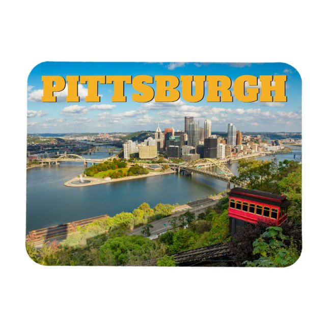Pittsburgh Pennsylvania  Magnet (Horisontell)