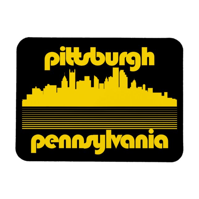 Pittsburgh Pennsylvania Magnet (Horisontell)