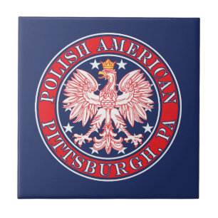 Pittsburgh Pennsylvania polska Eagle Kakelplatta