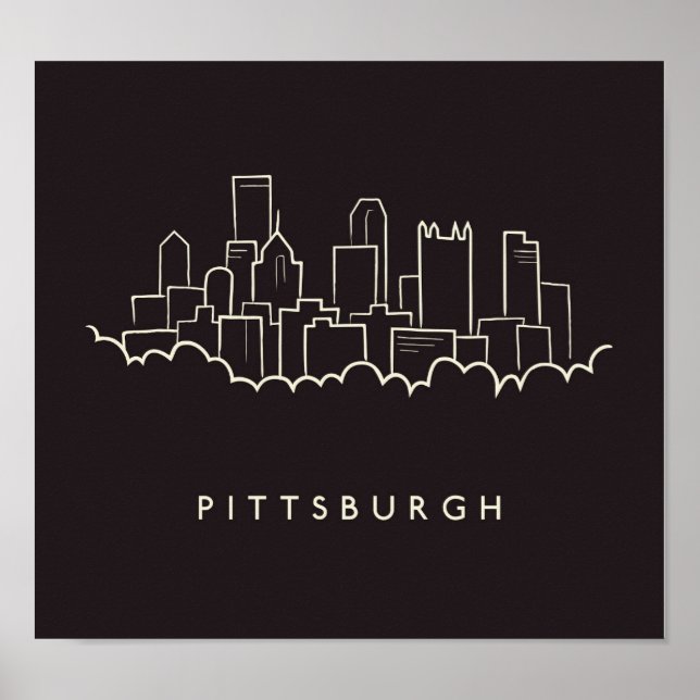 Pittsburgh Pennsylvania Poster (Framsidan)