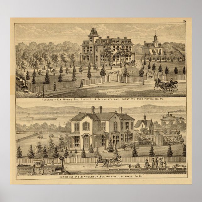 Pittsburgh, Pennsylvania Poster (Framsidan)