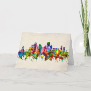 Pittsburgh Pennsylvania Skyline Helgkort