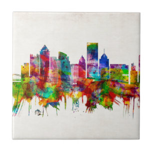 Pittsburgh Pennsylvania Skyline Kakelplatta