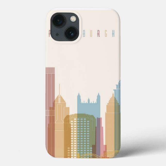 Pittsburgh Pennsylvania | stadshorisont (Baksida)